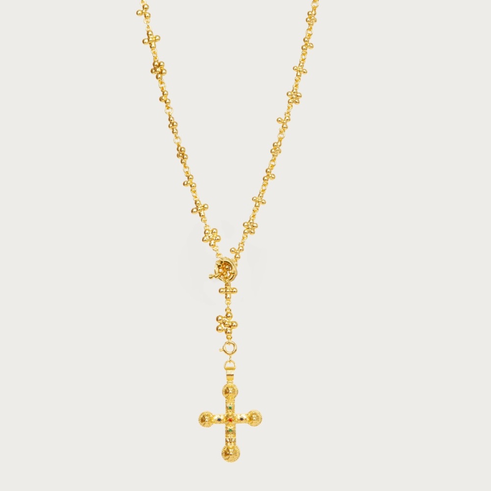 En Route Daisy Molecule Necklace